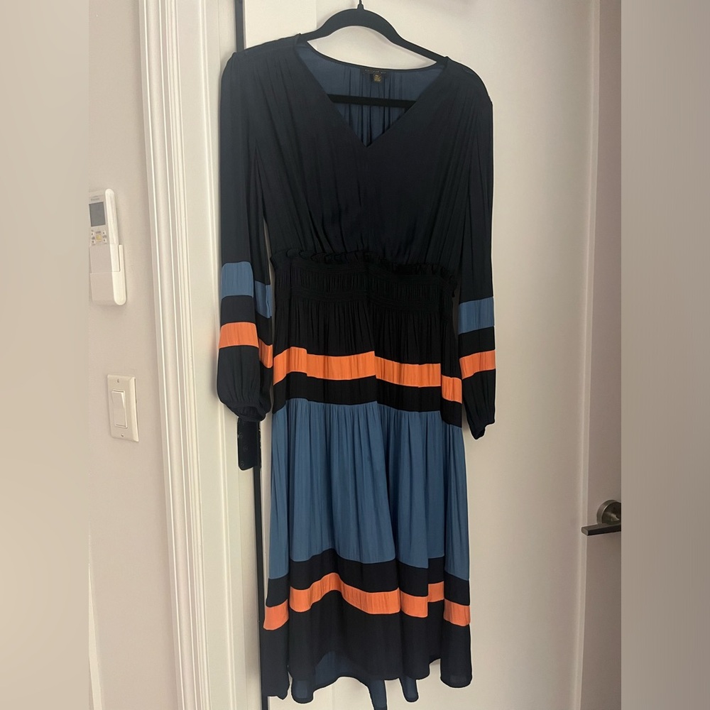 Current Air Maxi Color Block Dress